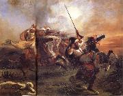 Eugene Delacroix The Collection of Arab Taxes